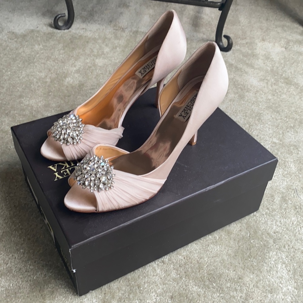 Badgley Mischka Pearson Pumps Soft Blush color